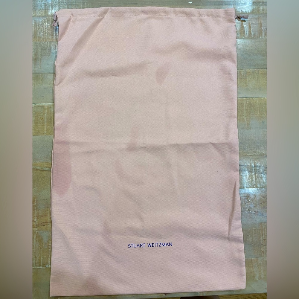 Stuart Weitzman Extra large boots shoes drawstring storage dust bag